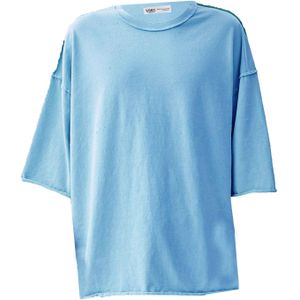 VAMOS CLO Shirt  lichtblauw / zwart / wit