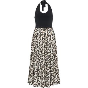 Cloud5ive Jurk  lichtbeige / bruin / zwart