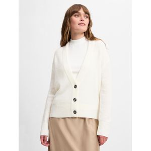 Marie Lund Gebreid vest  wit