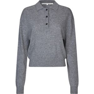 SECOND FEMALE Trui 'Vilena'  grijs gemêleerd