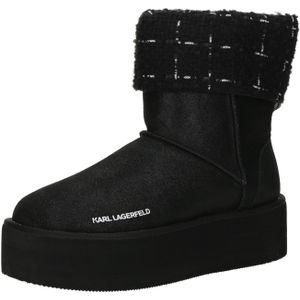 Karl Lagerfeld Boots 'THERMO'  zwart / wit