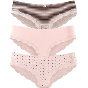 LASCANA Slip  grijs / rosa