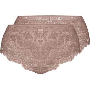 sassa Broekje 'TEMPTING NETTING'  taupe