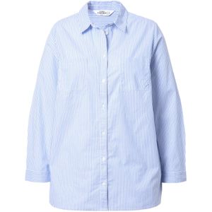 Studio Untold Blouse  azuur / wit