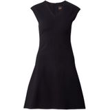 BOSS - C_Duttina - Jurk - Zwart - V-hals - Korte Mouwen