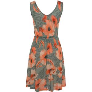 LASCANA Zomerjurk  jade groen / oranje / abrikoos