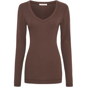 Seamless Basic Shirt  donkerbruin
