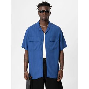 VAMOS CLO Overhemd 'Athens'  kobaltblauw