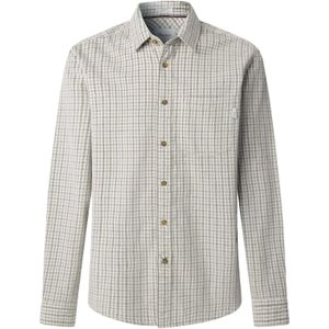 Pepe Jeans Overhemd 'Cael'  lichtgrijs / lichtgroen / wit