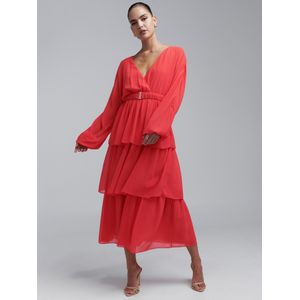 BWLDR Avondjurk 'Alana'  oranjerood