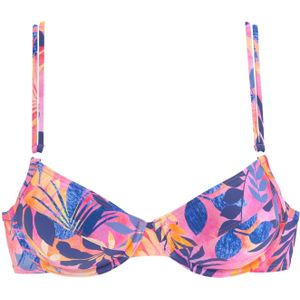 VIVANCE Bikinitop  lichtblauw / donkerblauw / lavendel / lichtoranje