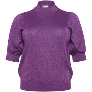 KAFFE CURVE Trui 'KC Regitta'  neonlila
