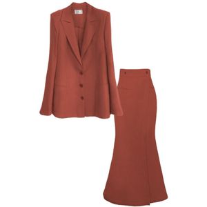 Amarilde Kostuum  donkeroranje