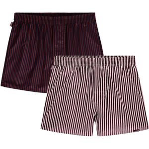 Pockies Boxershorts  lila / zwart / wit