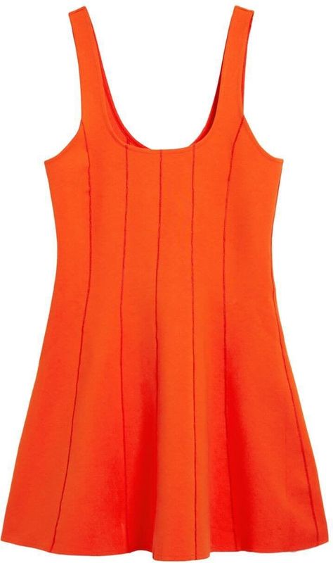 Kort Jurkje - Effen - Nauwsluitend - Slim Fit - Vierkante Halslijn