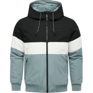 Ragwear Winterjas 'Jinig'  opaal / zwart / wit
