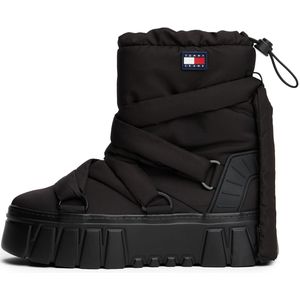 TOMMY JEANS - TJW CHUNKY SNOW BOOT - Snowboots - Zwart