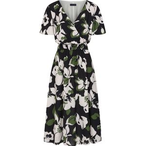 HotSquash Jurk  olijfgroen / zwart / wit