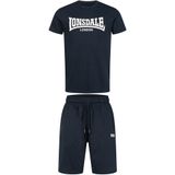LONSDALE Joggingpak  navy / wit
