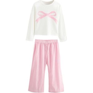 Next Nachtkledij  rosa / wit