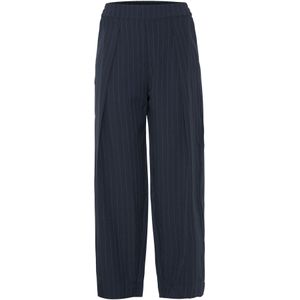 b.young Bandplooibroek 'MMMidde'  navy / wit