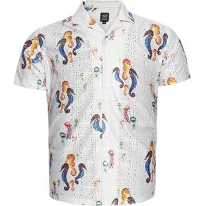 Campus Sutra Overhemd 'Titus'  gemengde kleuren / wit