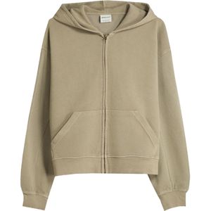 Bershka Sweatvest  stone grey