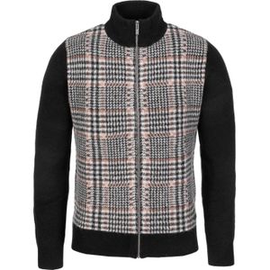 Karl Lagerfeld Gebreid vest ' 655032 '  bruin / zwart / wit