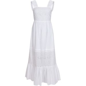 South Beach - Jurk - Wit - Maxi - Gevoerde Zoom/Rand - Riemsluiting