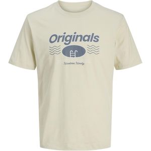 JACK & JONES Shirt  beige / blauw