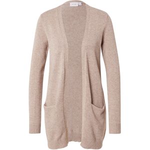 Vila - Ril - Gebreid Vest - Lichtgrijs - 50% Viscose, 27% Nylon, 23% Polyester