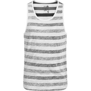 !Solid Shirt 'Mende'  grijs / wit