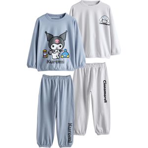 Next Nachtkledij  blauw / grijs / wit