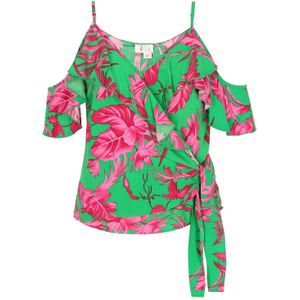 IZIA Top 'Fashion Look'  groen / pink