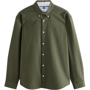 Next Overhemd  donkergroen