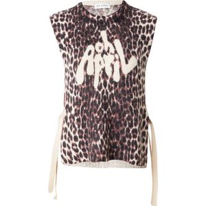 OH APRIL Trui 'Moxie'  bruin / lichtbruin / zwart