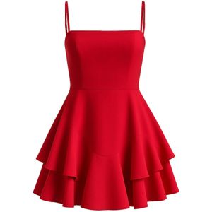 WOMAN VISION Jurk  bloedrood