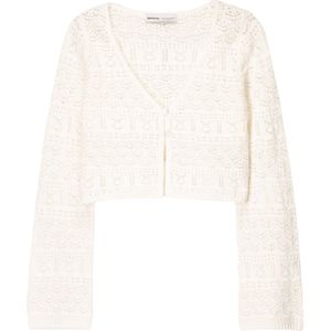 Bershka Gebreid vest  lichtbeige