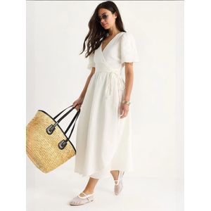 Bianco Lucci Jurk  ecru