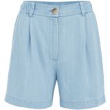 Denim Short - Blauw - Katoen - Rechte Pijpen