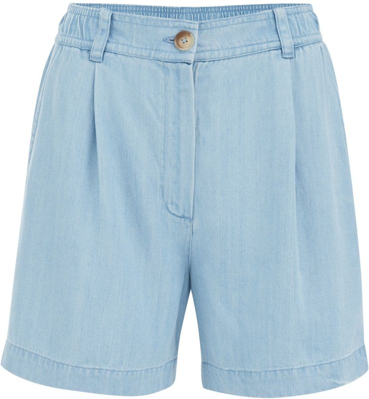 Denim Short - Blauw - Katoen - Rechte Pijpen