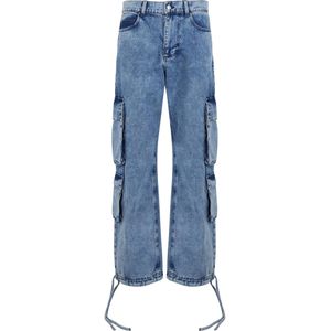 Pequs Cargojeans  blauw / zwart
