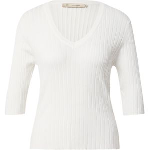 Peppercorn - Tana - Trui - Wit - V-hals - Slanke Pasvorm