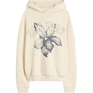 Bershka Sweatshirt  lichtbeige / donkergrijs