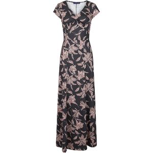 HotSquash Zomerjurk 'Gemma'  grijs / lavendel / rosa / zwart / wit