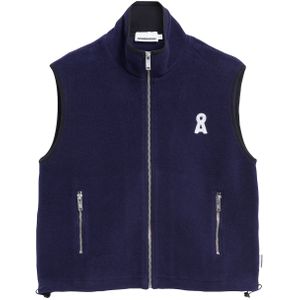 ARMEDANGELS Bodywarmer 'KARLENAA'  donkerblauw / zwart / wit