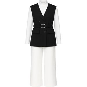 MODAMIHRAM Broekpak  zwart / wit