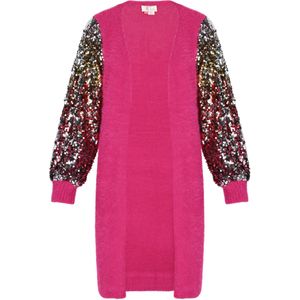 IZIA Gebreid vest  gemengde kleuren / pink