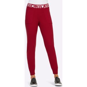 Sportbroeken - Rood - Viscose/Polyester - Steekzakken