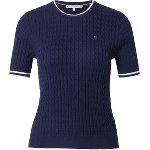 TOMMY HILFIGER Trui  blauw / wit